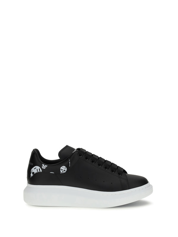 Alexander McQueen Upper: 100% calf leather; Sole: 100% rubber sneakers in black