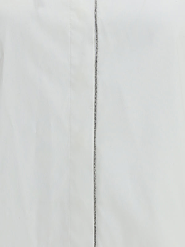 Shirt Embellished Cotton White