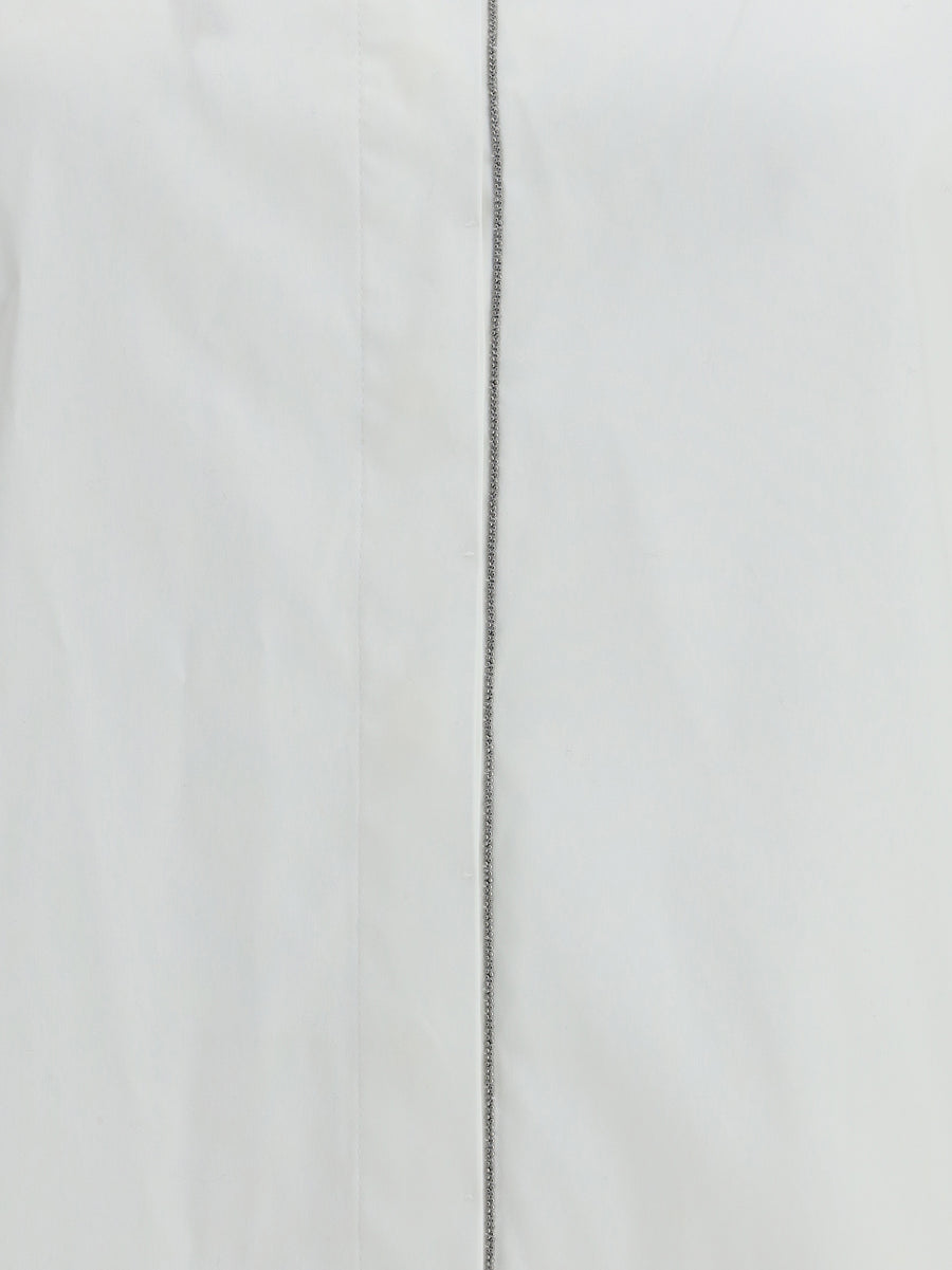 Shirt Embellished Cotton White