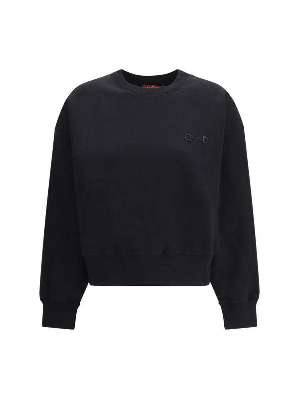 Gucci 100% Cotton sweatshirt in black
