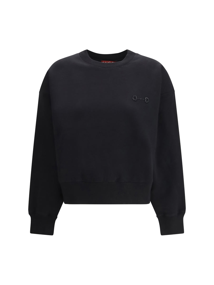 Gucci 100% Cotton sweatshirt in black