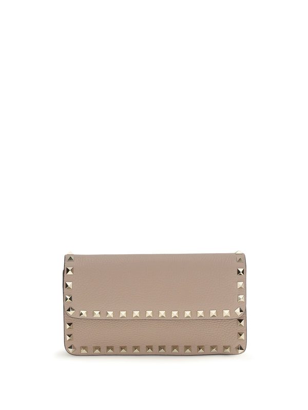 Valentino Garavani 100% Calf Leather Bos Taurus wallet in beige