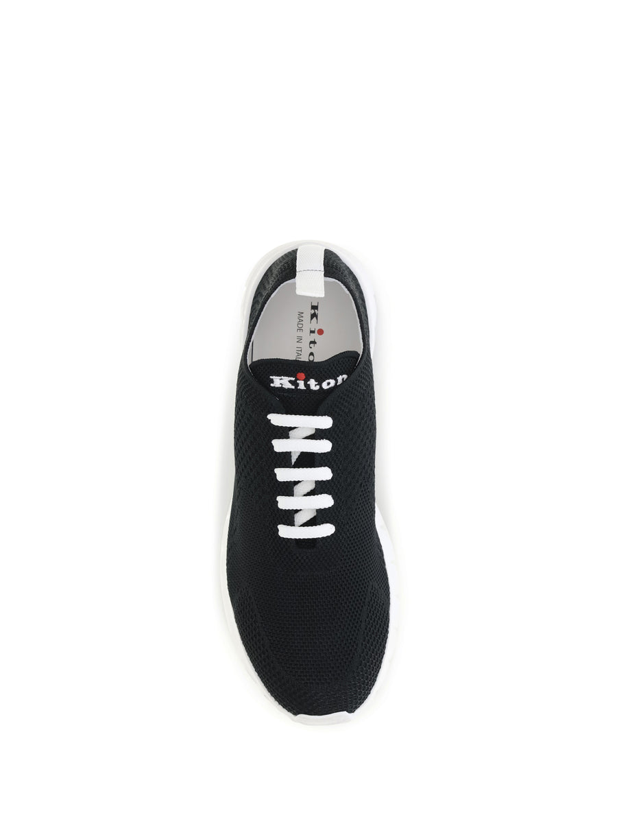 Sneakers Fabric Black Upper: Trainers