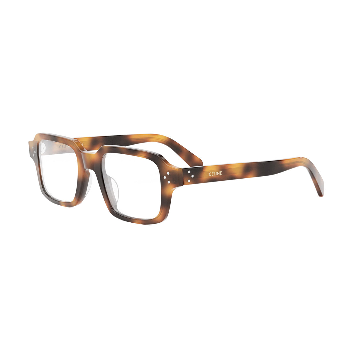 CL50144U Celine 3 Dots HD 053 Light Havana Marrone Acetate Occhiali Da Vista