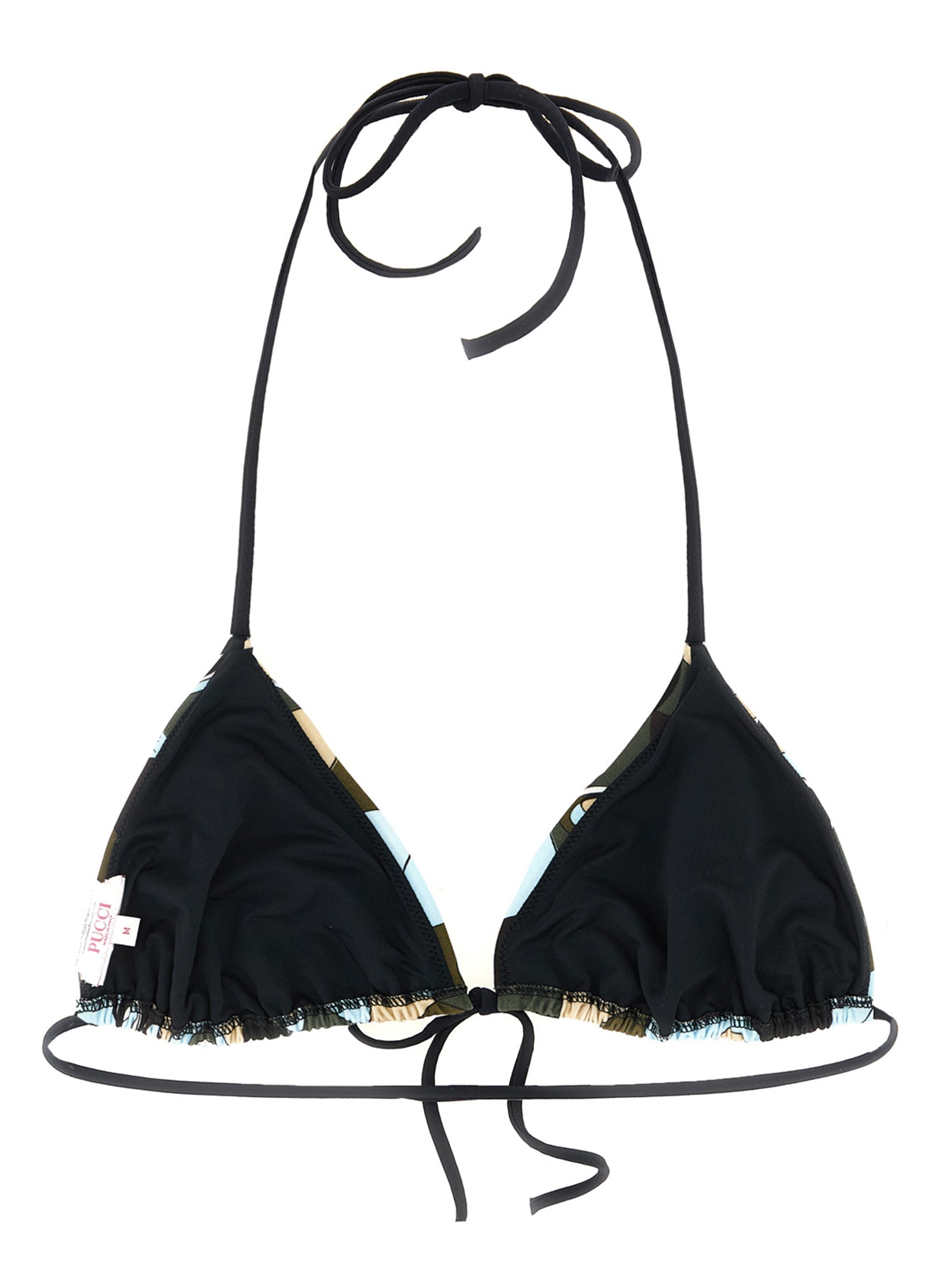 Triangle Bikini Top Multicolor Polyamide Beachwear