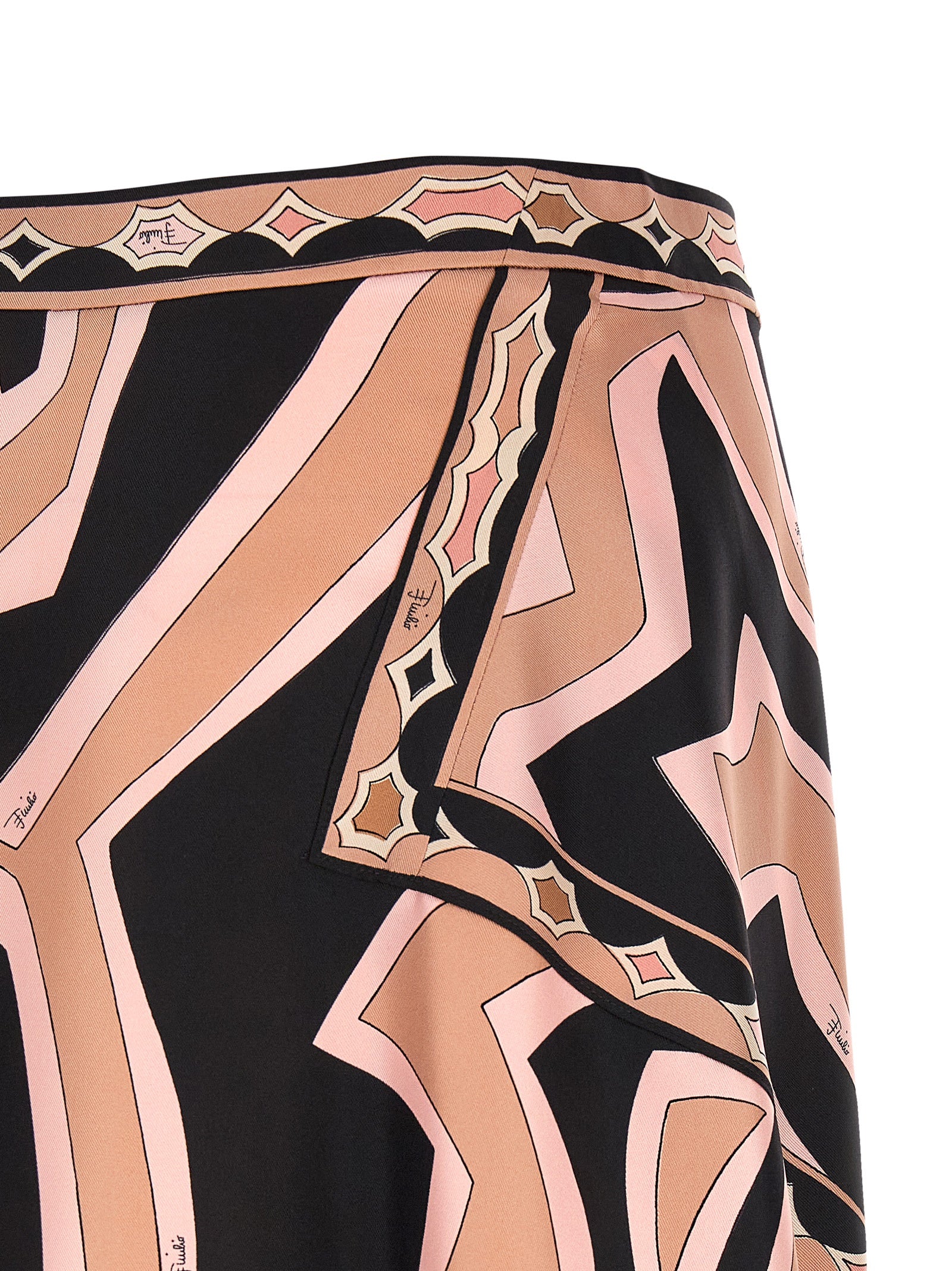 Labirinto Skirt Pink Silk
