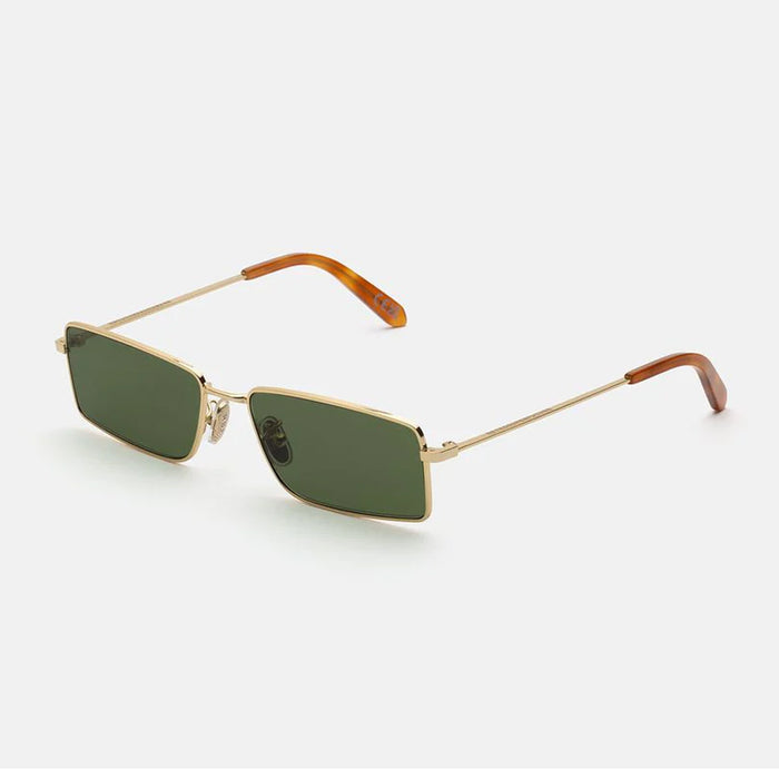 Retrosuperfuture CHOPPER LIGHT HAVANA Gold Oro Metal Occhiali Da Sole