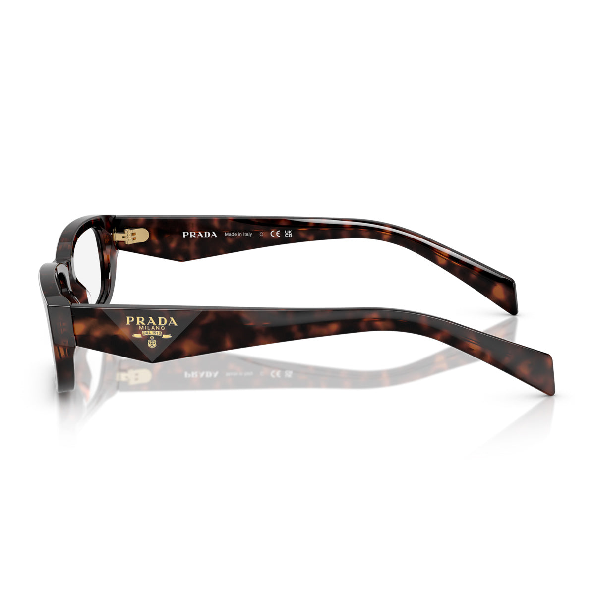 Prada PR B05V 17N1O1 Root Tartarugato Marrone Acetate Occhiali Da Vista