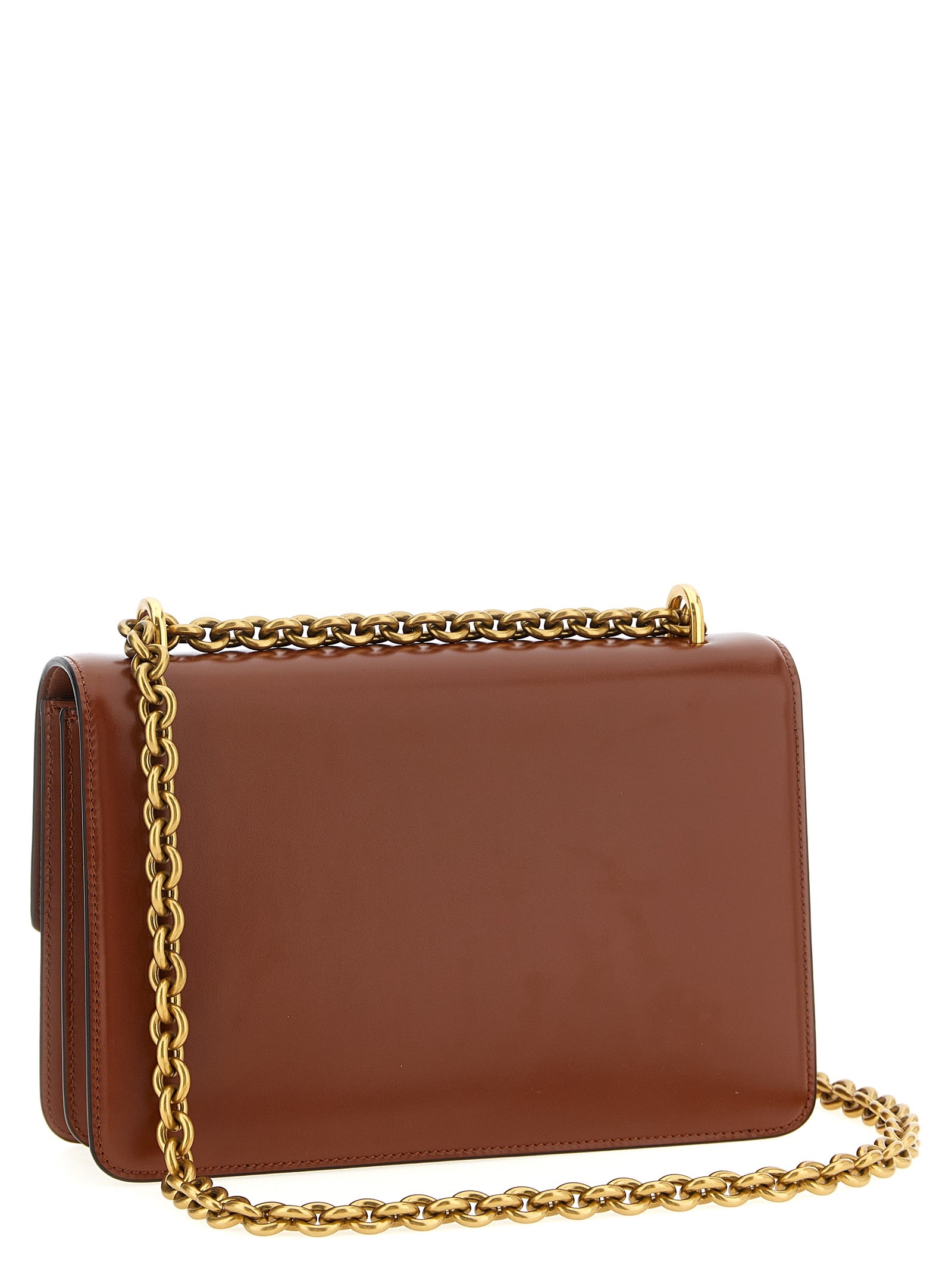 Valentino Garavani Vain shoulder bag Brown Calfskin Leather (bos Taurus)