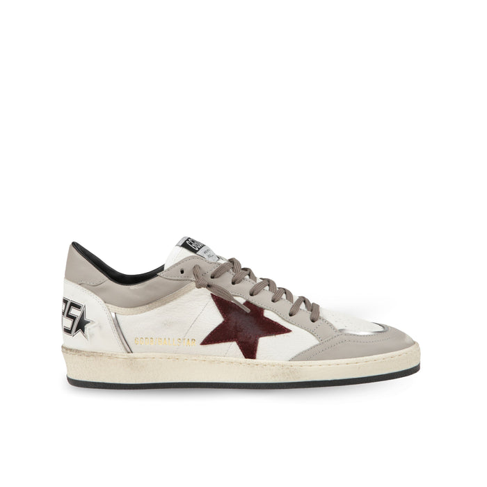Ball Star White/dove/bordeaux Sneaker