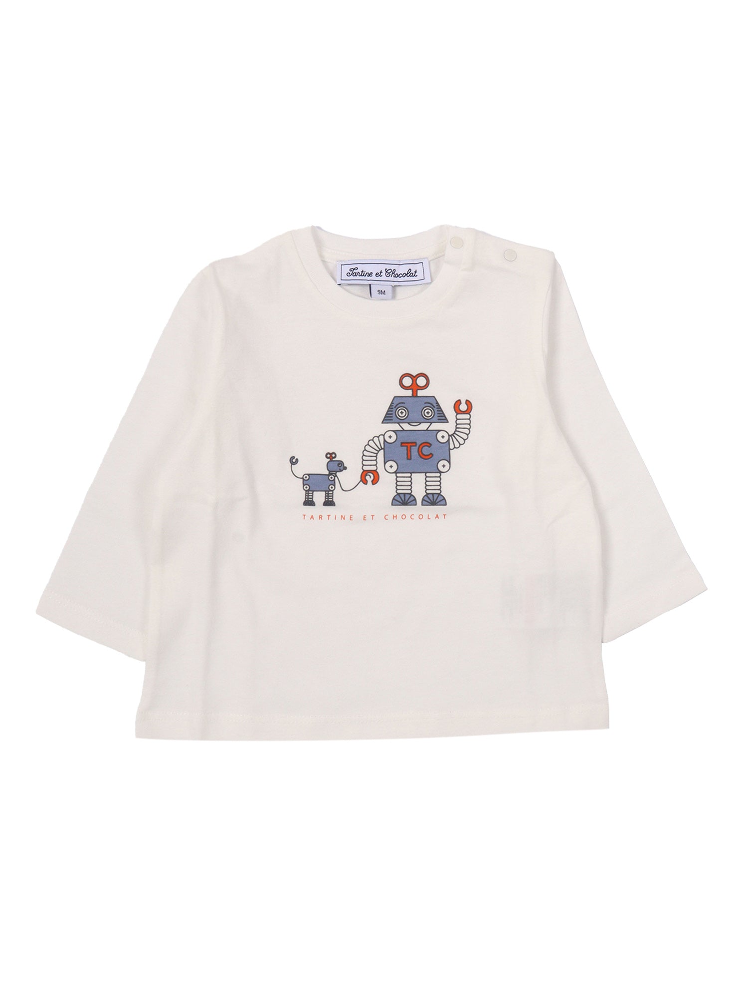 T-Shirt White Cotton Short Sleeves