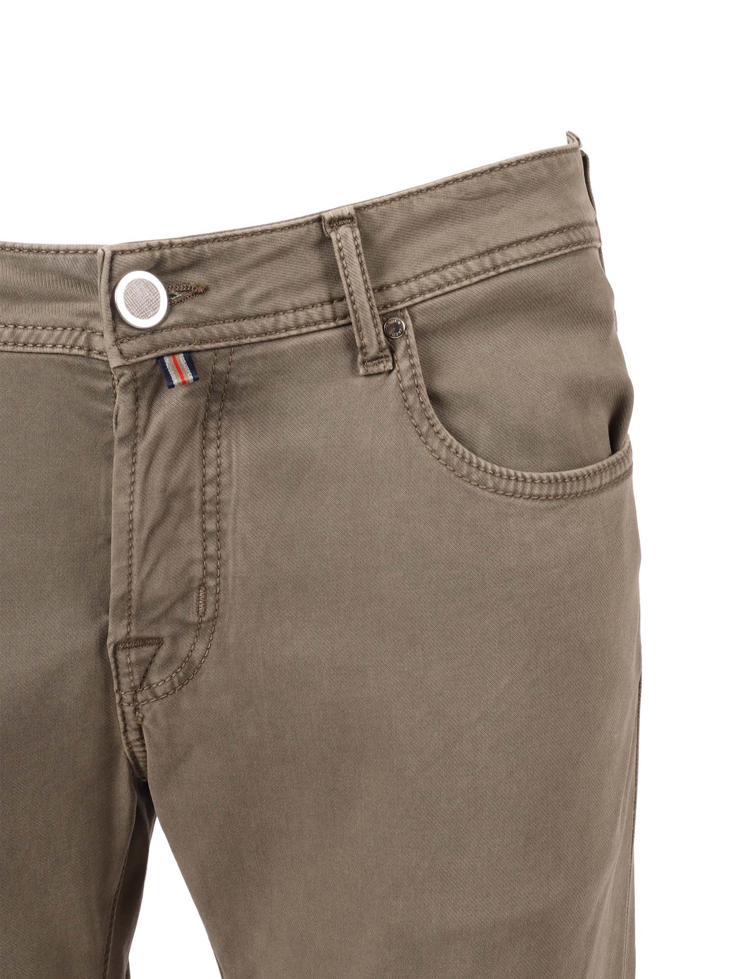 5 POCKETS SLIM FIT PANTS Grey Modal Lycra Cotton Elastane Jean