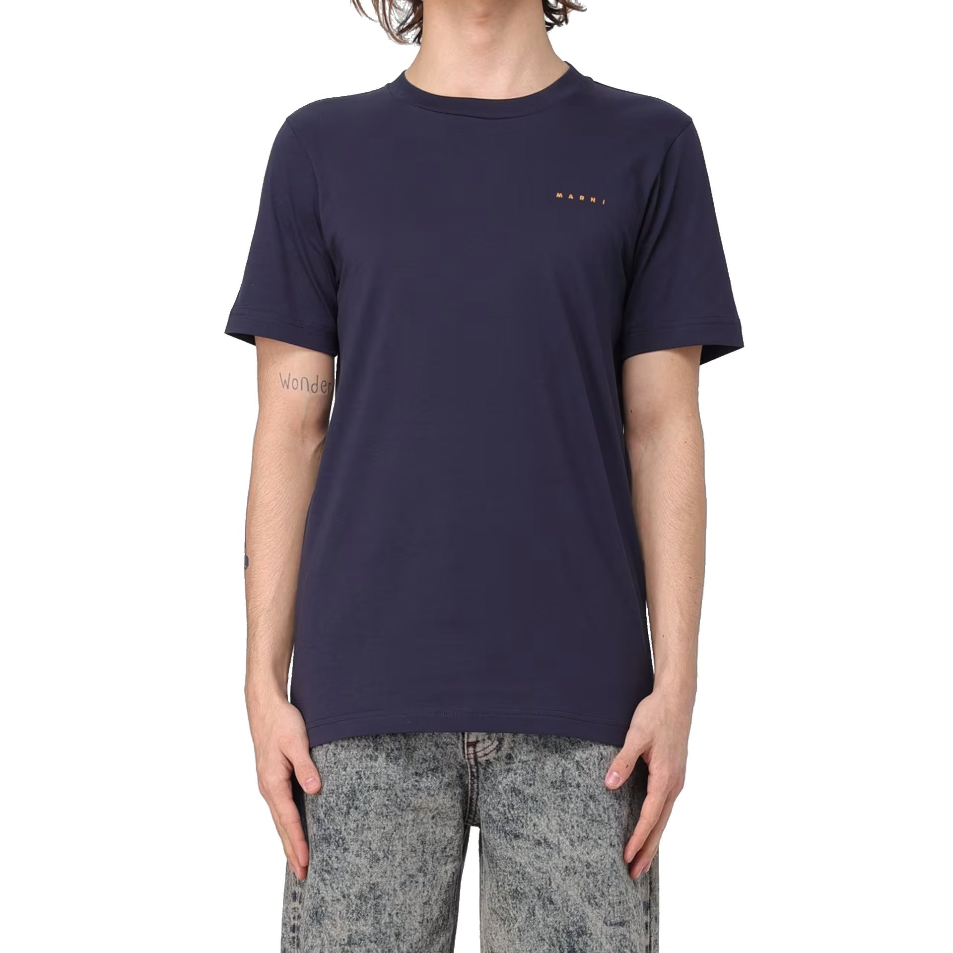 Cotton Logo T-Shirt Black