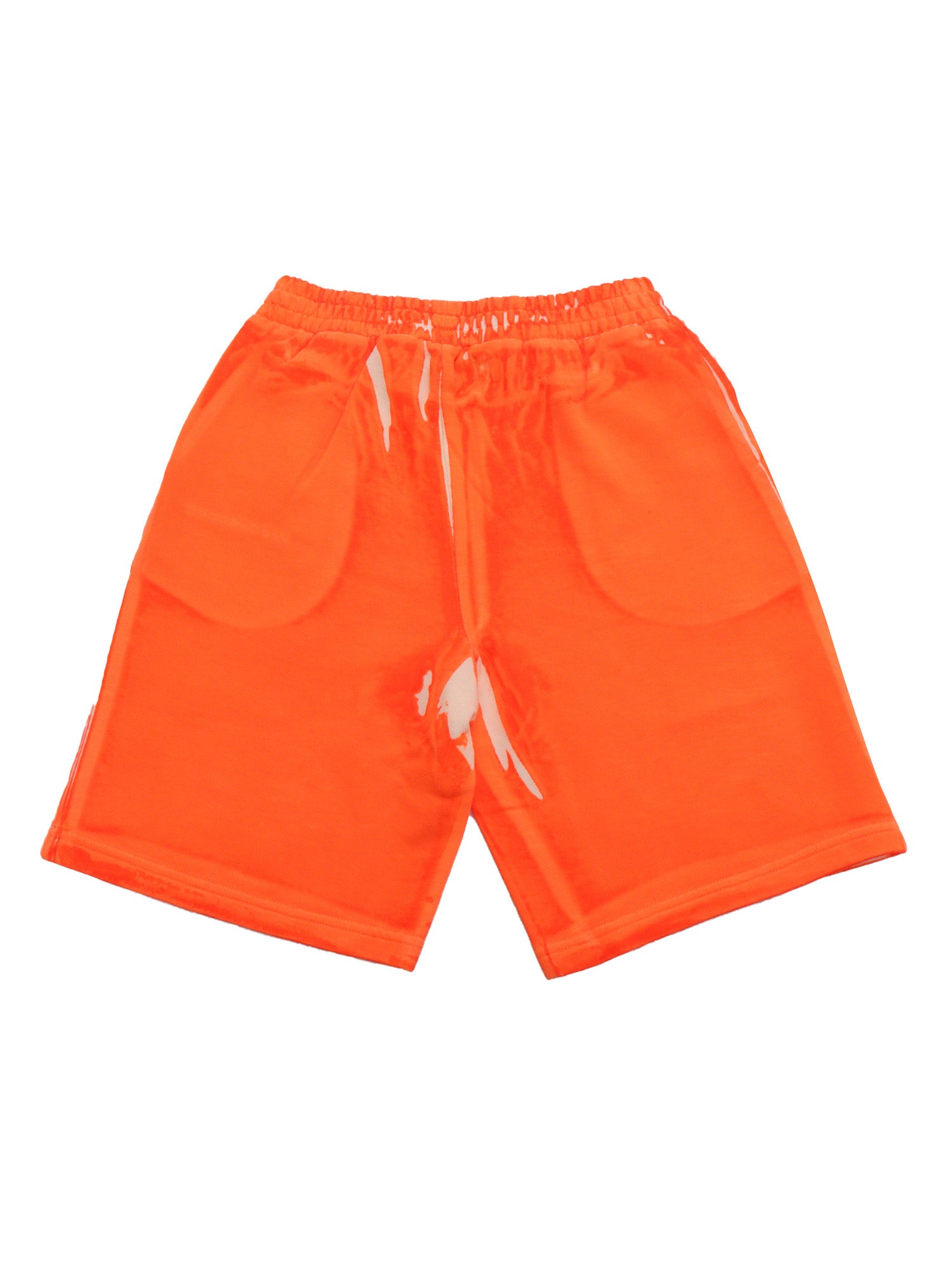 SHORT Orange Cotton Fabric 2