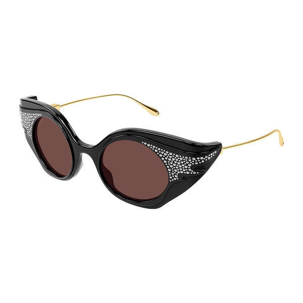 , Frame And Lens Gold Sunglasses