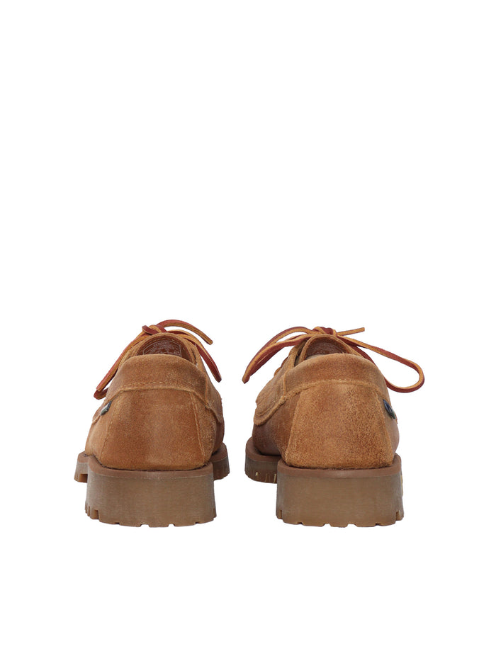 ASKOOK LUG SUEDE WAXED LOAFERS Beige Loafer