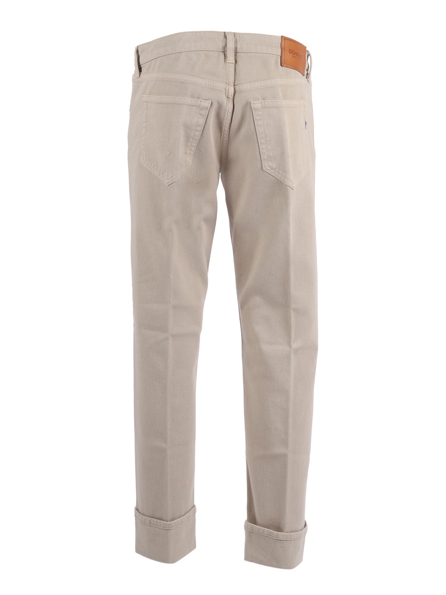 Coco Pants White Cotton Elastane Jean