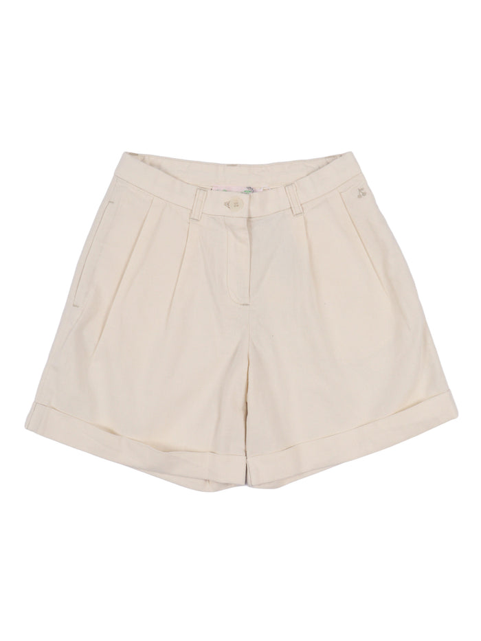 LINDSEY SHORTS White Organic Cotton