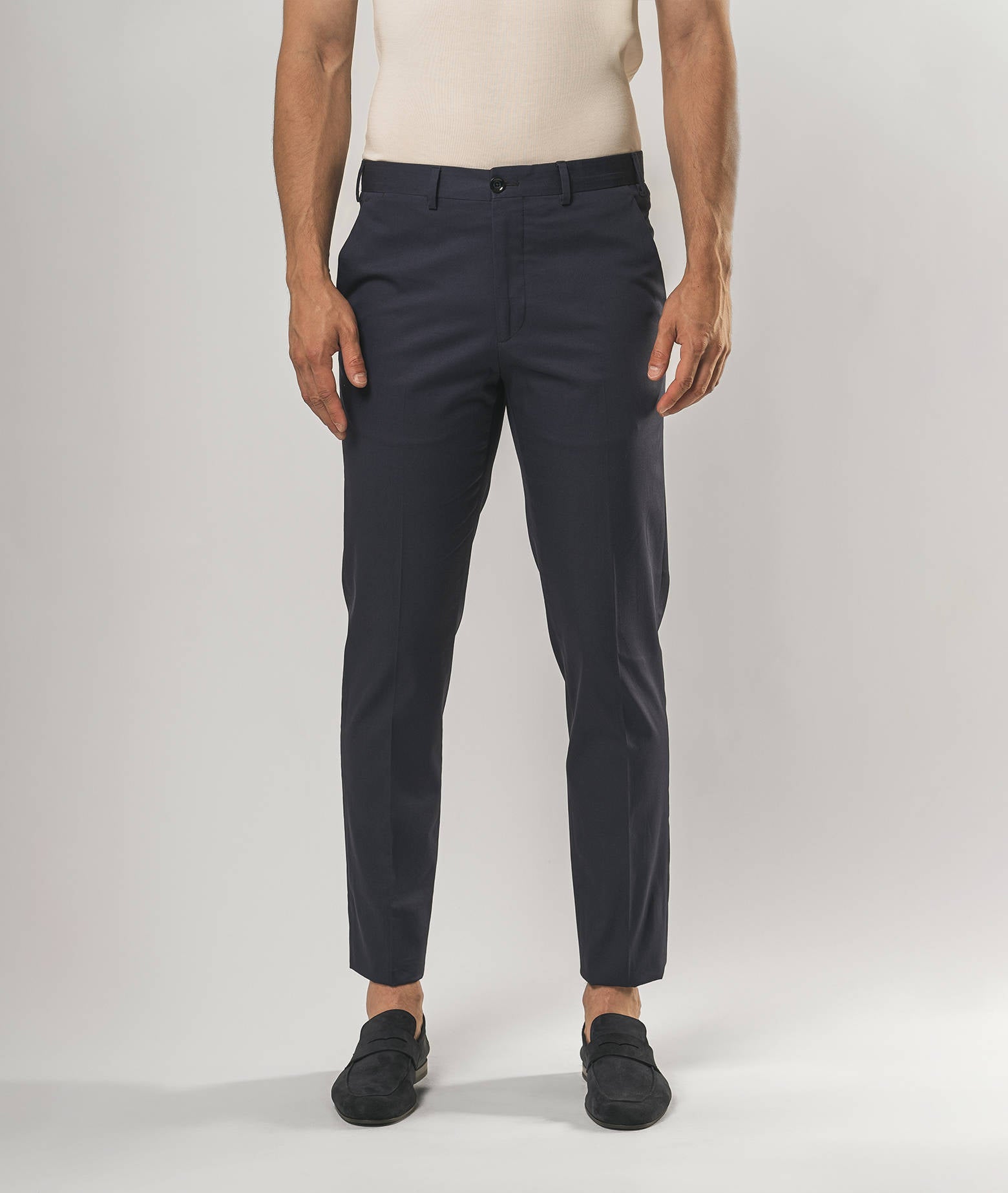 Cotton Trousers Lima Blue Sportswear