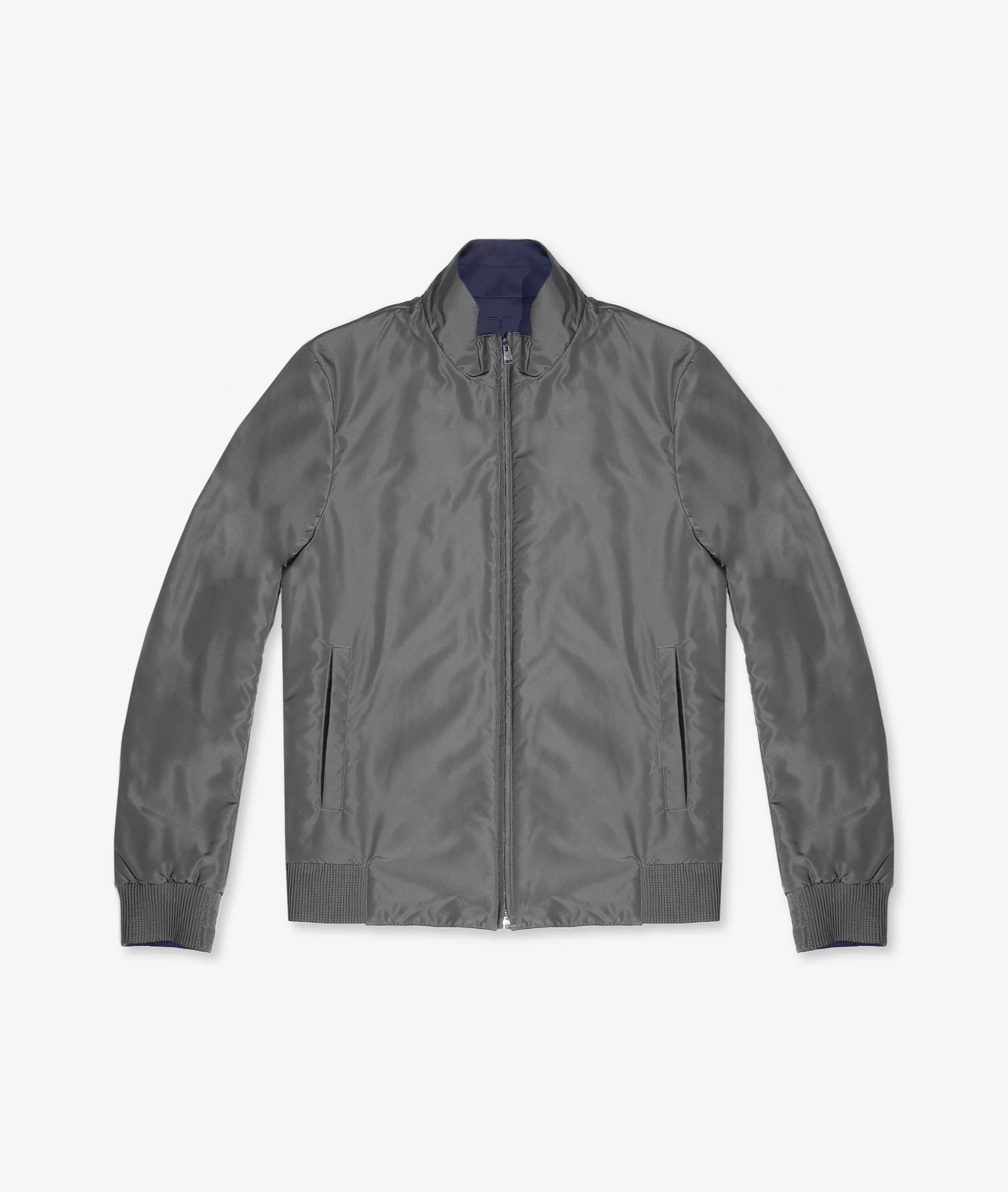 Reversible Wool Jacket Lightgray Sportswear (no Padding)