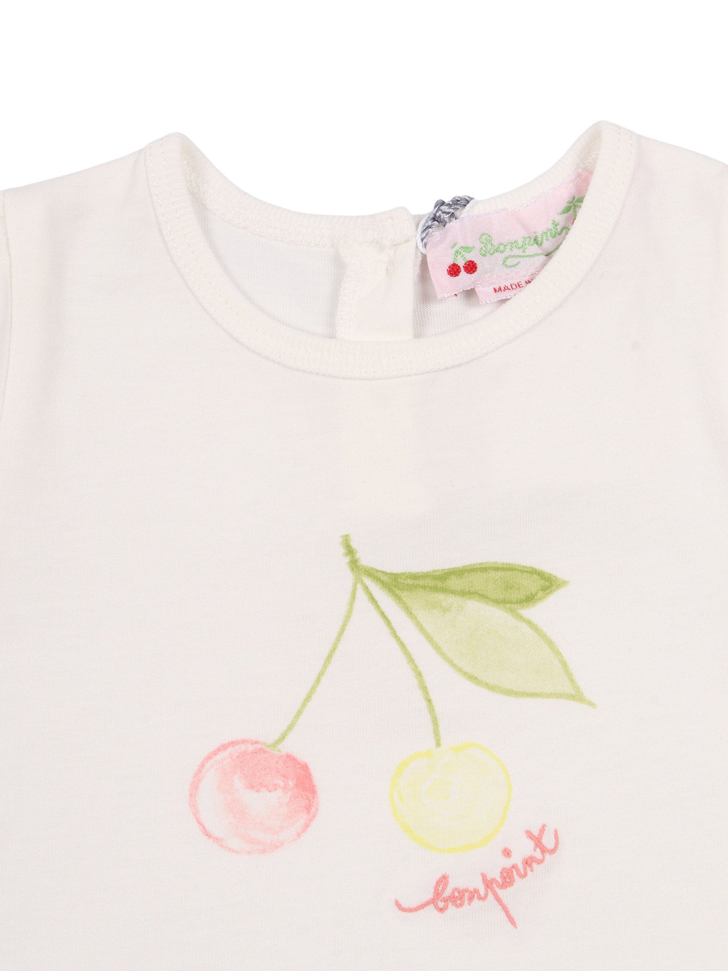 CIRA T-SHIRT White Organic Cotton Short Sleeves