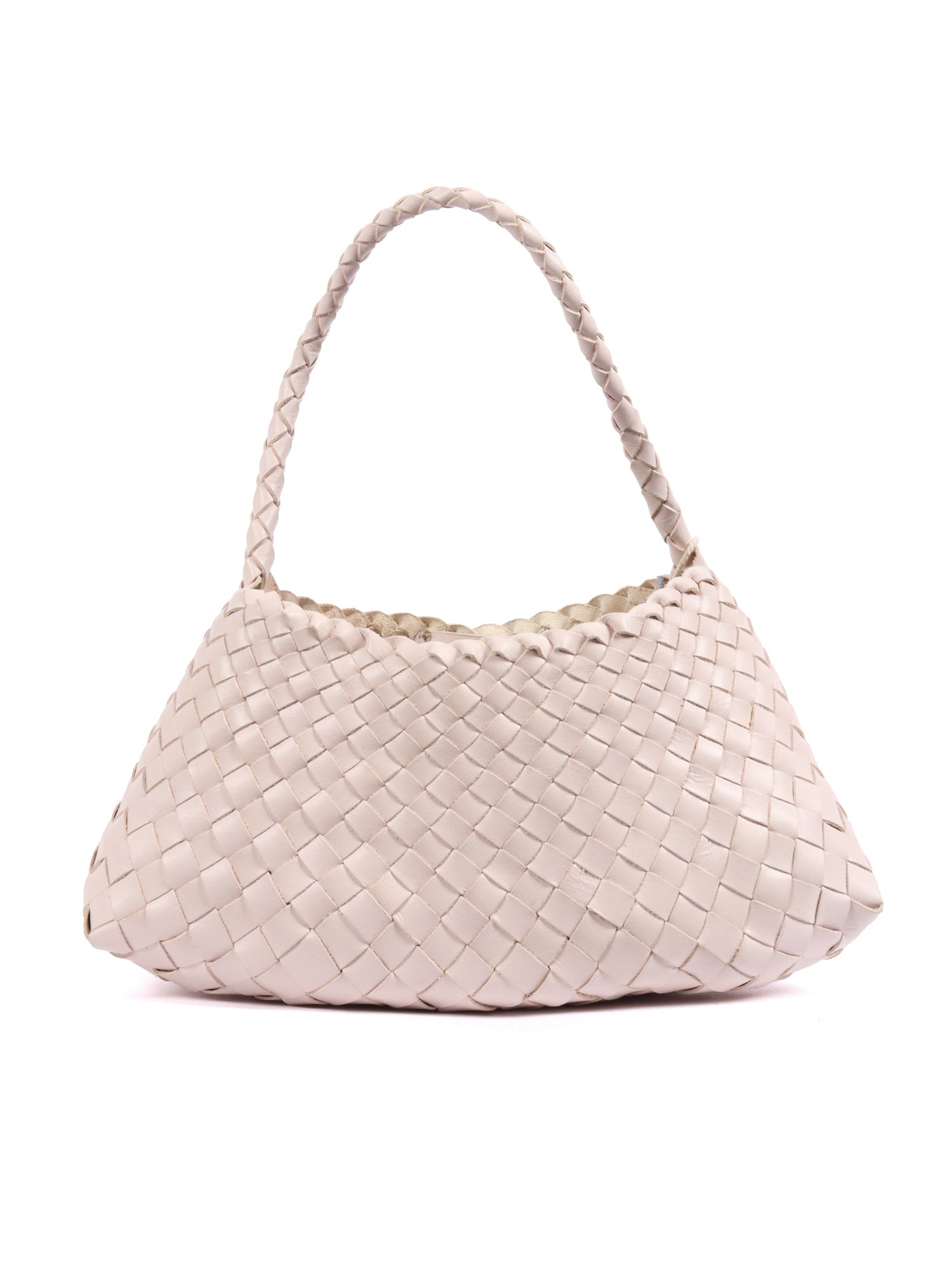 ROSANNA MINI S. CROCE Beige Calf Leather Handbag