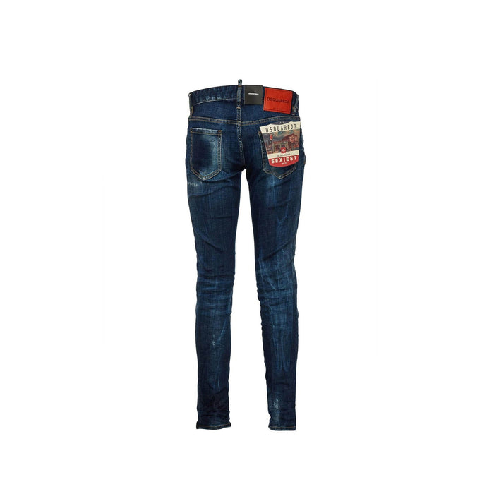 Jennifer Denim Jeans Blue Cotton Elastane