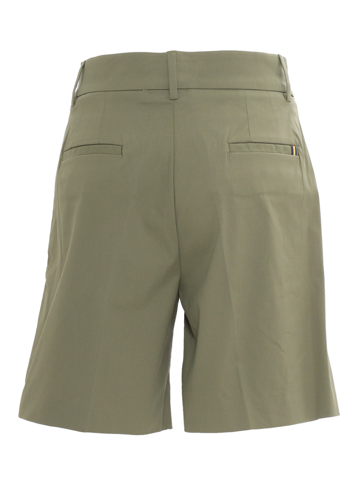 NIVE TWILL TECH PANTS Green Cotton Polyester Polyurethane