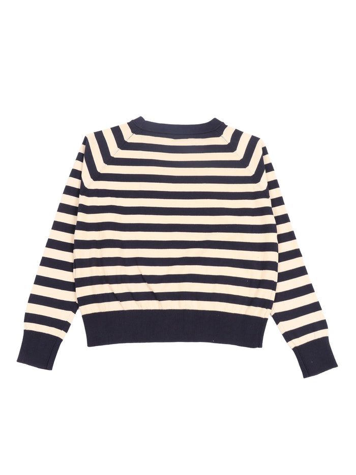 Knitwear Blue Cotton Crewneck