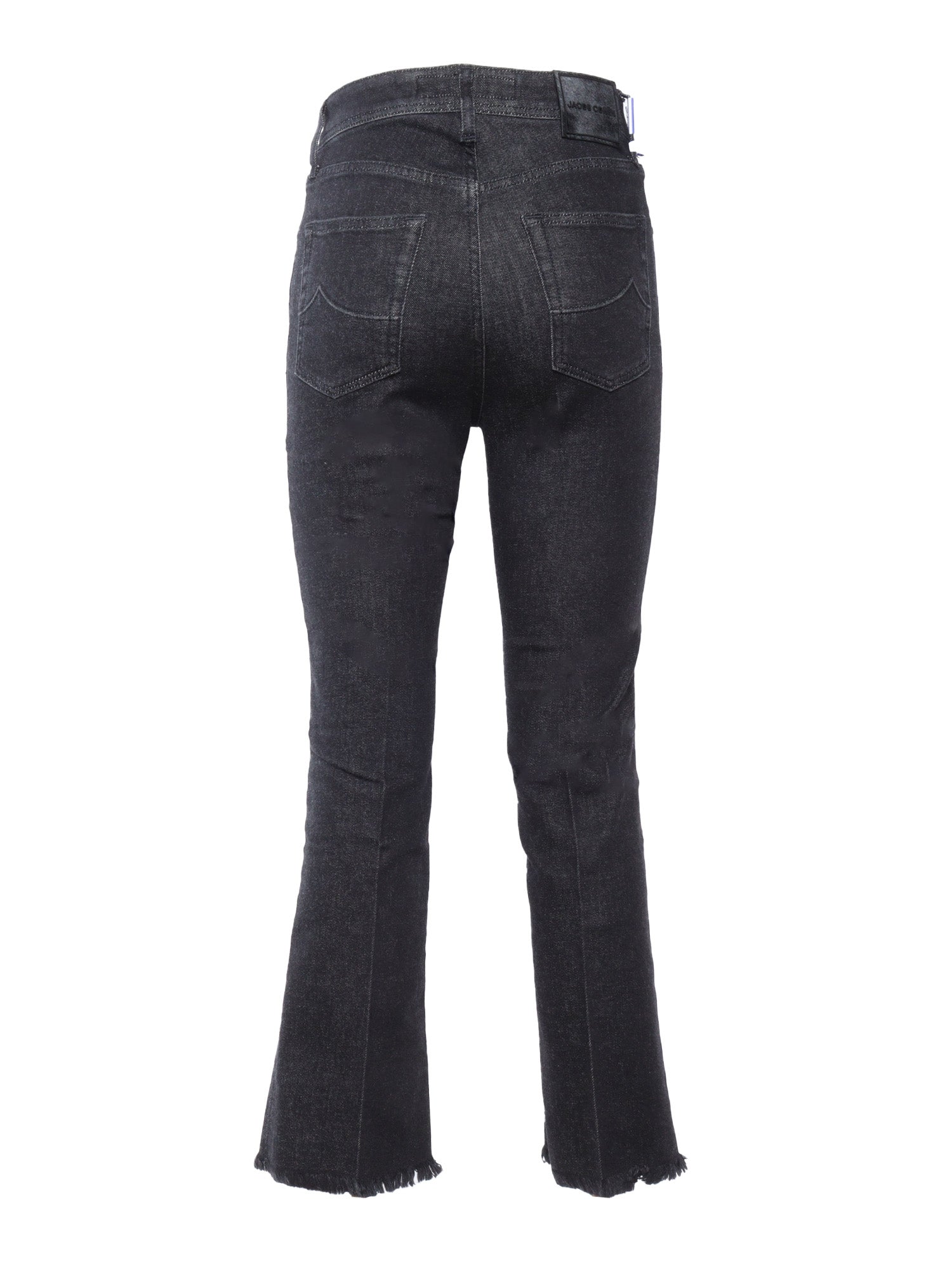 5 Pockets Denim Pants Grey Cotton Cashmere Elastane Jean