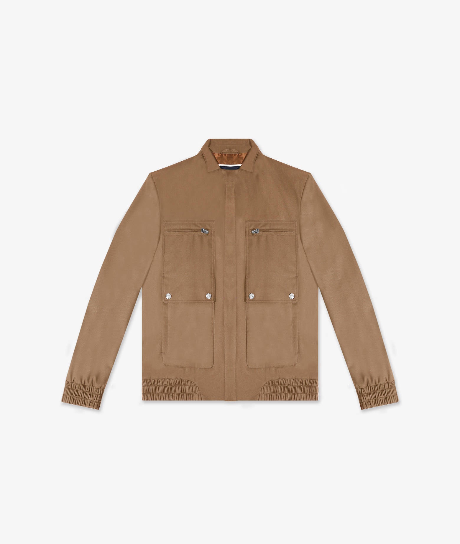Wool Jacket Croker Brown Sportwear Blouson