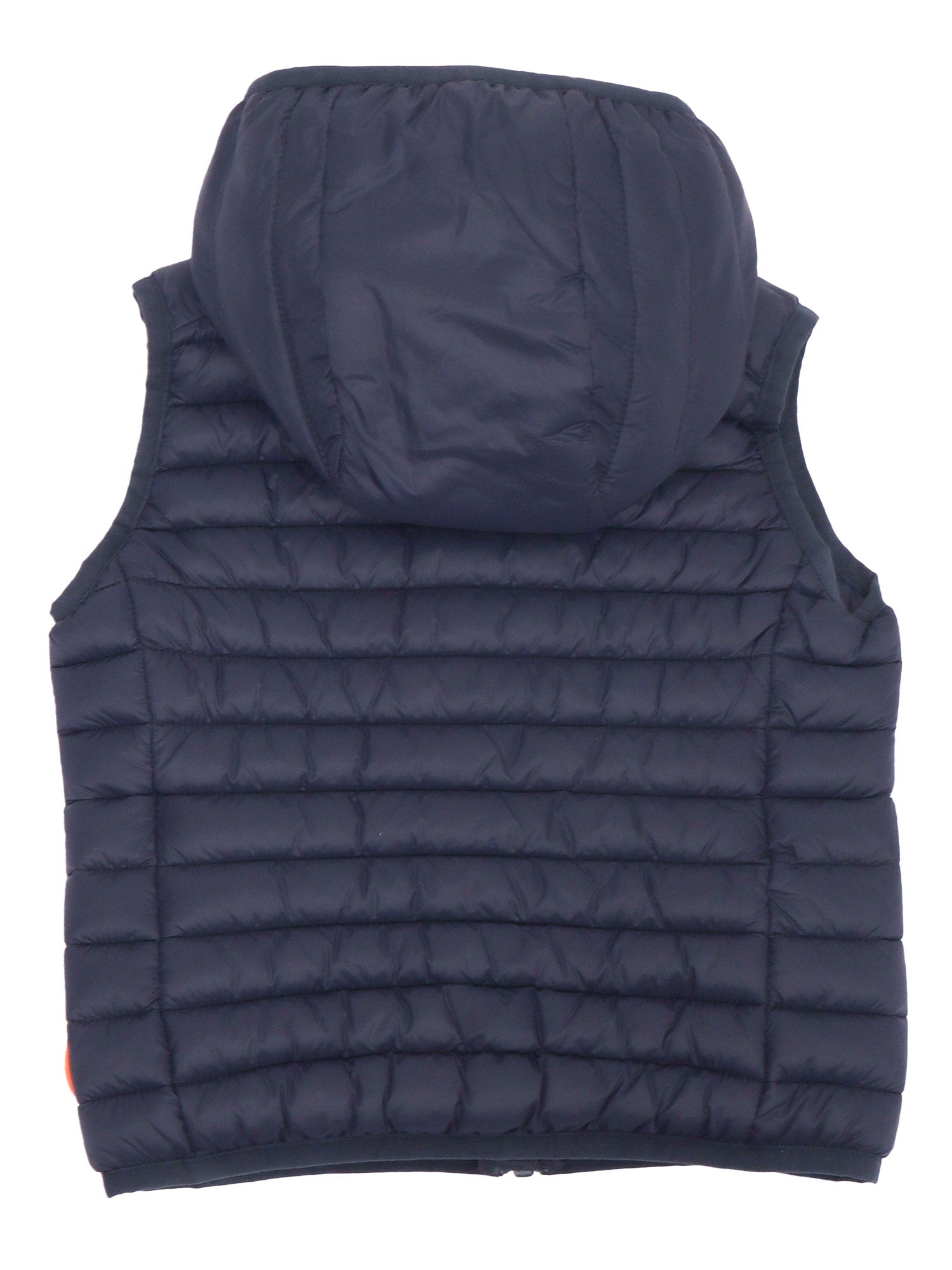 CUPID hooded vest Blue Sleeveless Puffer