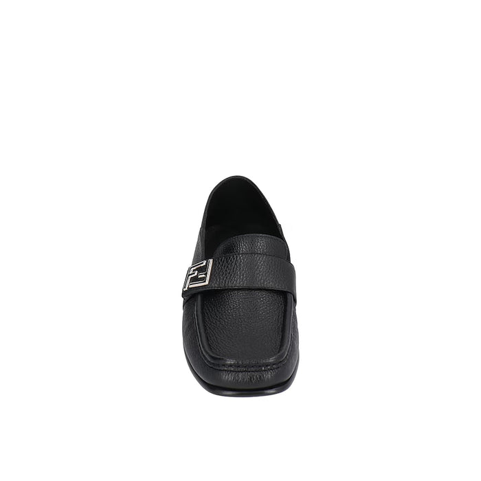 Leather Loafers Black Calf