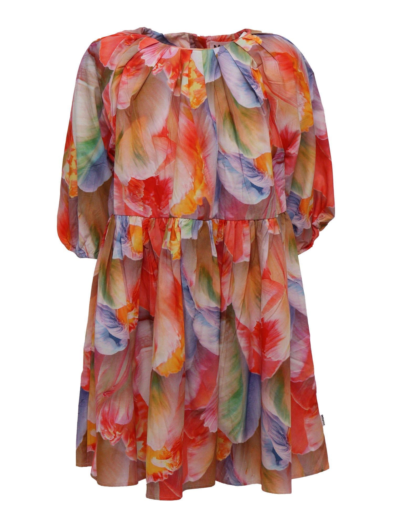Ciera Dress LS Multicolor Cotton Organic