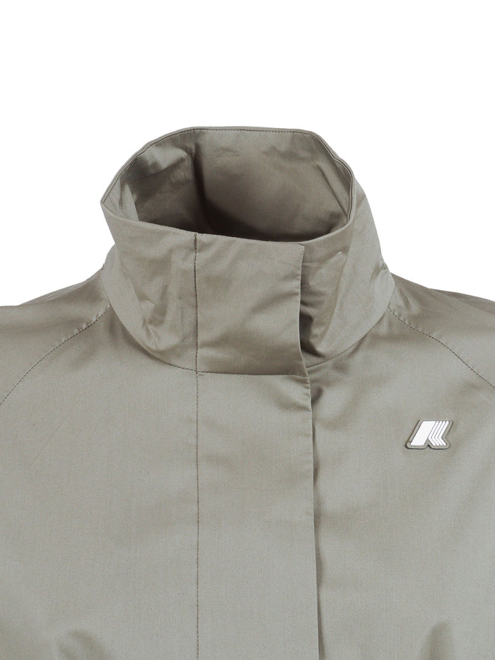 BARBREIN COTTON 3LAYERS AF RAIN Green Elastane Polyamide Raincoat