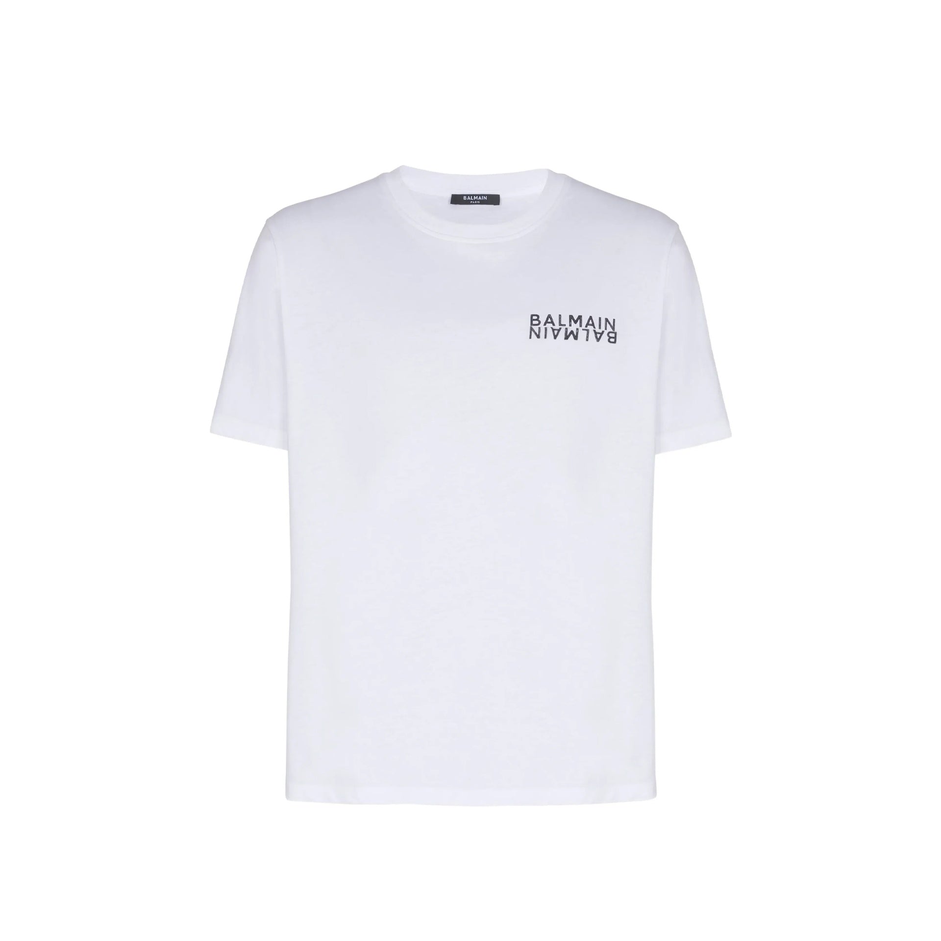 Logo-Print T-Shirt White Cotton