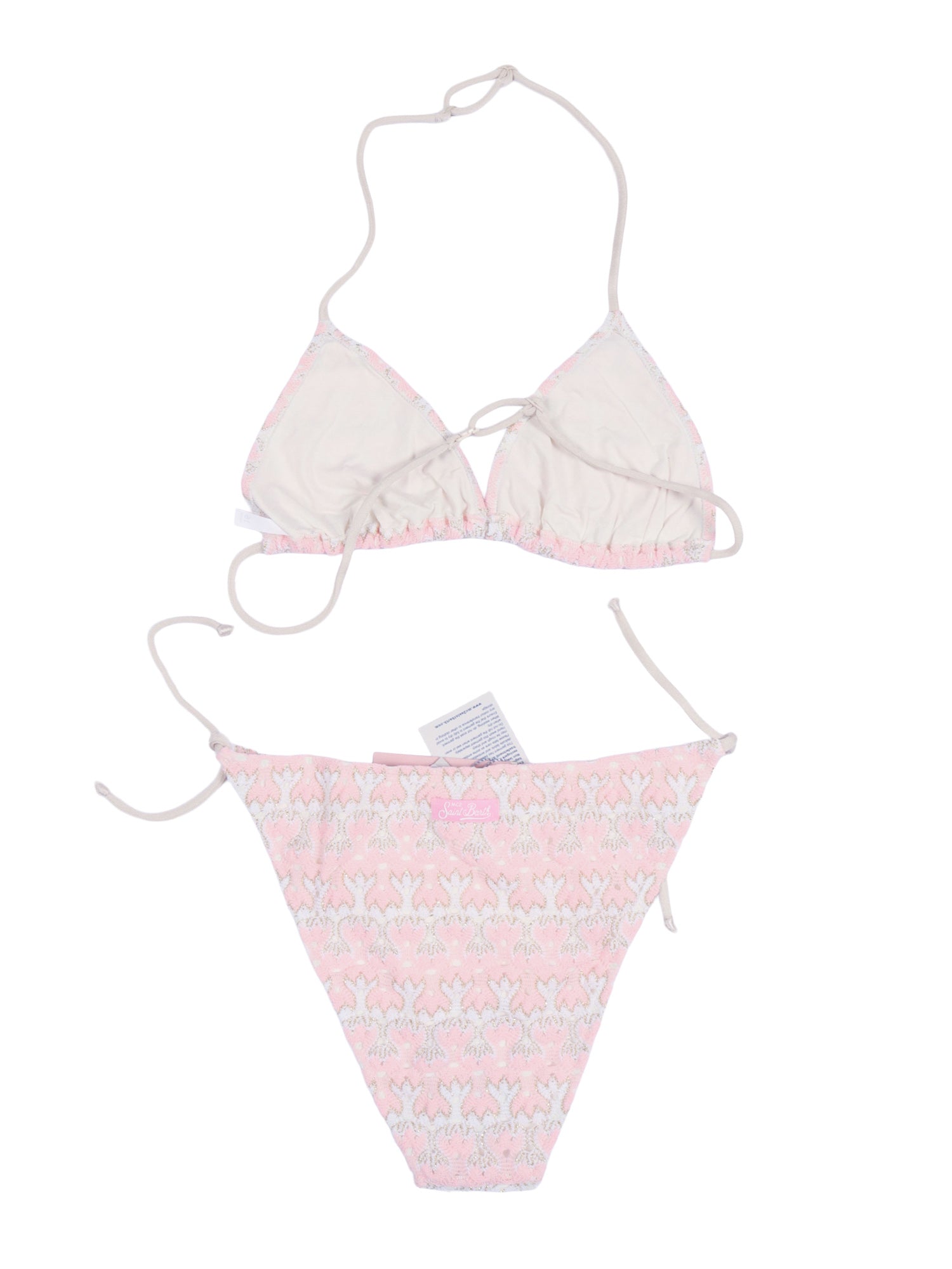 Holly-Rachel Flower 20 Pink Polyamide Elastane Bikini