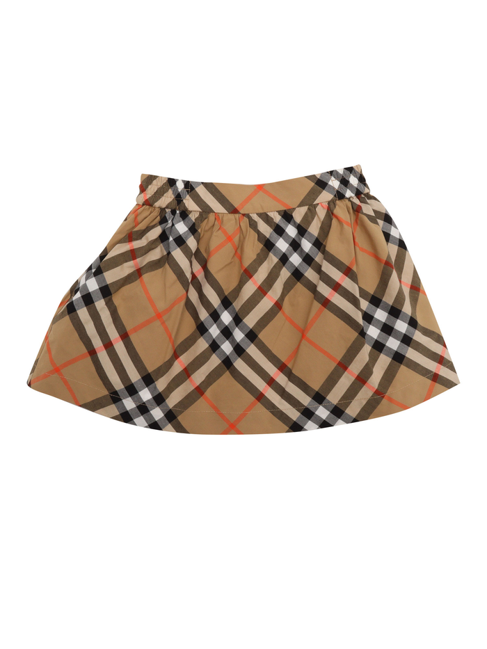 Inf Girl Skirts Beige Cotton