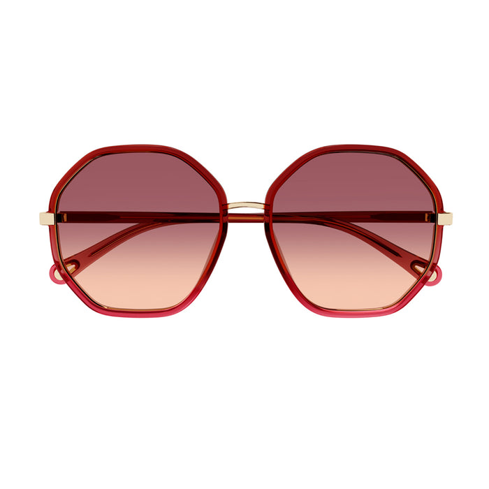 CH0133SA LINEA CHLOÉ 004 Rosso Bio-acetate Occhiali Sole