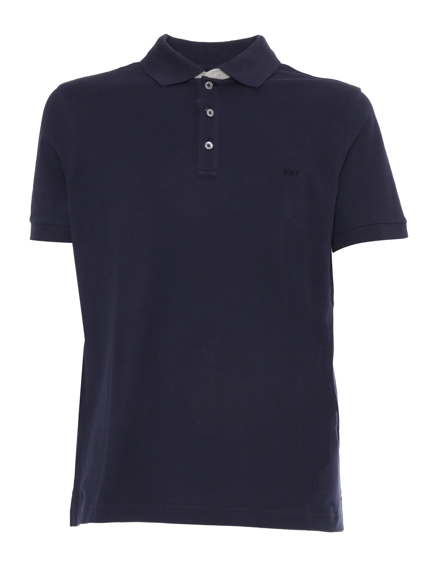 PIQUET POLO Blue Cotton Elastane Shirt