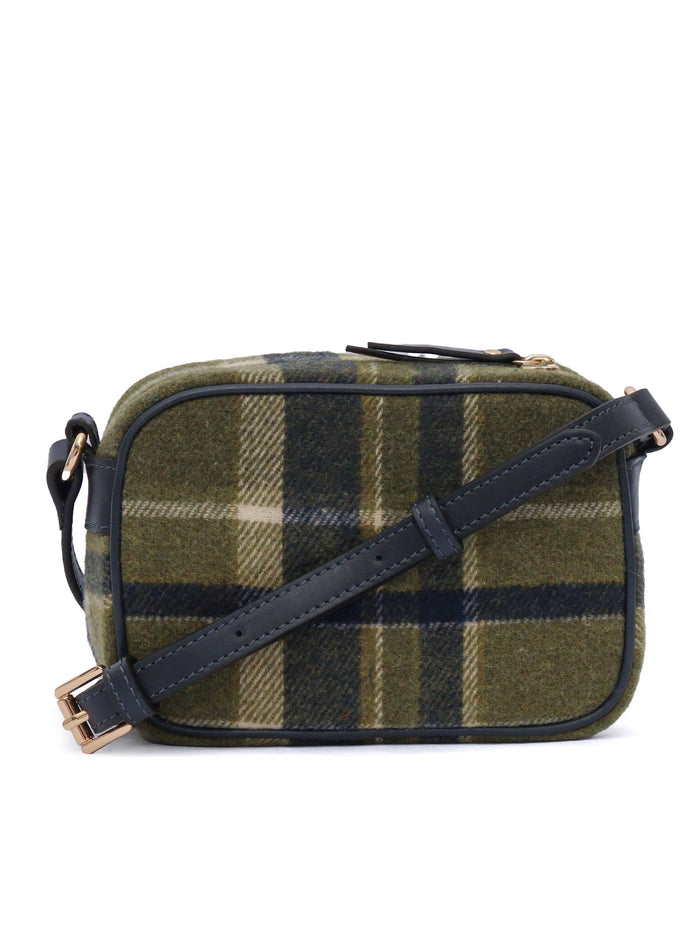 BAG Green Polyester Fabric 2 Cotton Handbag