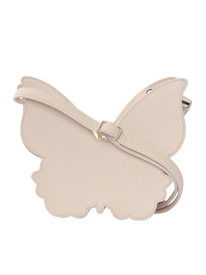Butterfly Bag Handbag Light Blue Polyurethane