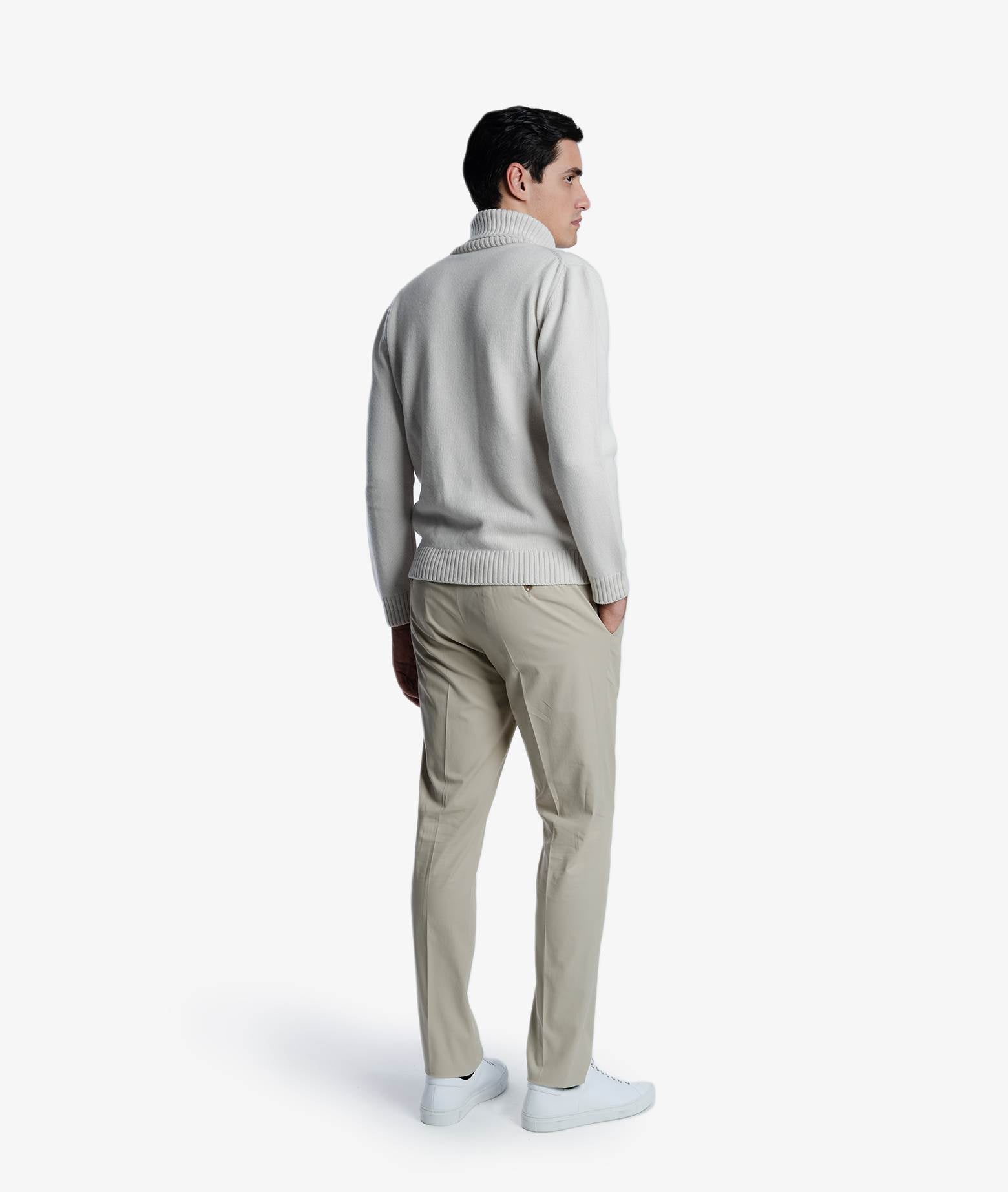 Turtleneck Cashmere Sweater Winnipeg Teal Knitwear