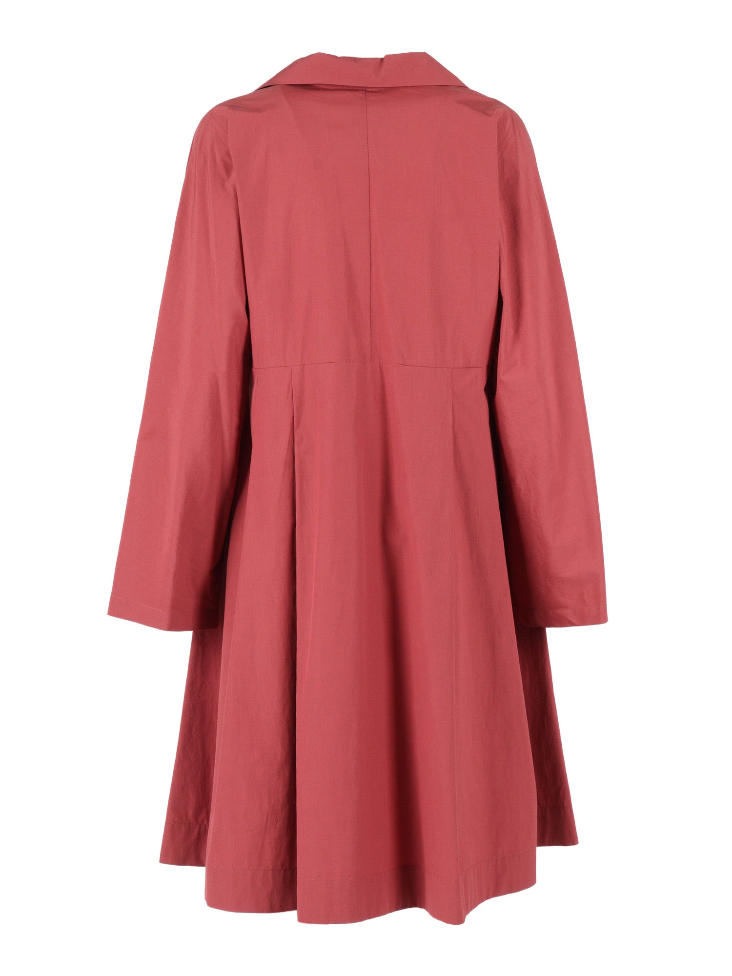 DRESS Red Cotton Midi