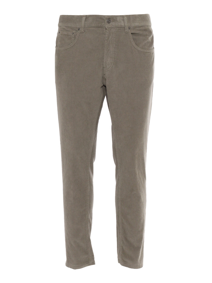 Dian Pants Grey Cotton Elastane Jean