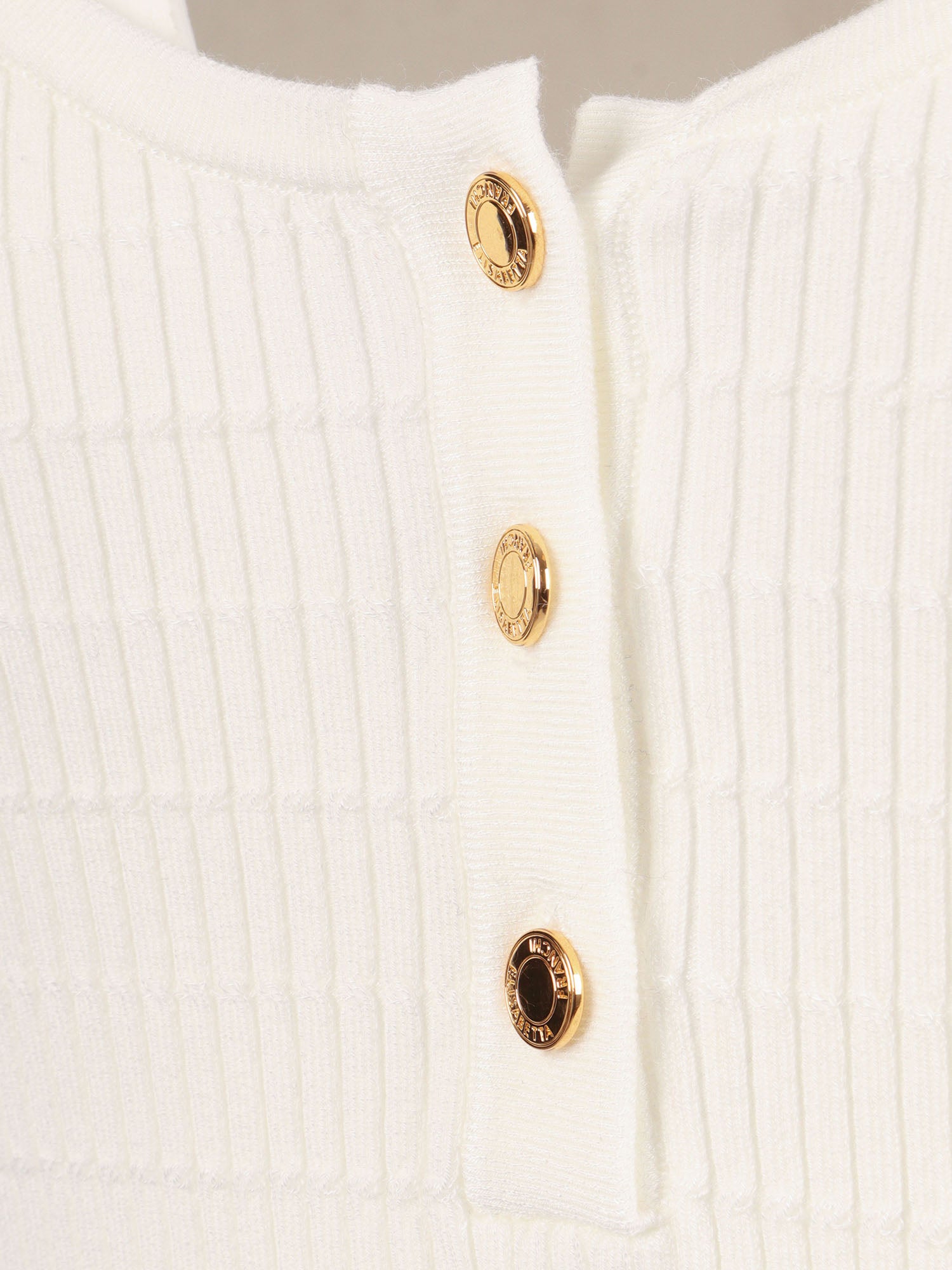 Womans Knitted Top White Lyocell Polyamide Silk