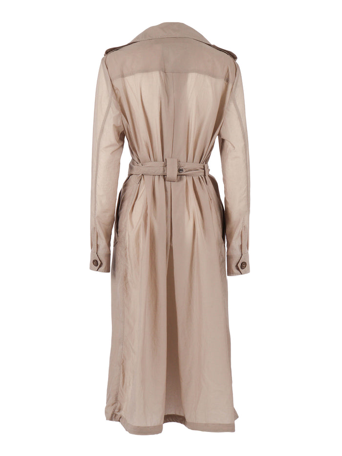 CLEOPATRA-DN1 JACKET Beige Polyester Coat