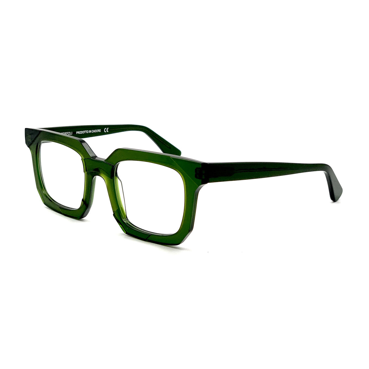 T057 438 Green Verde Celluloid Occhiali Vista