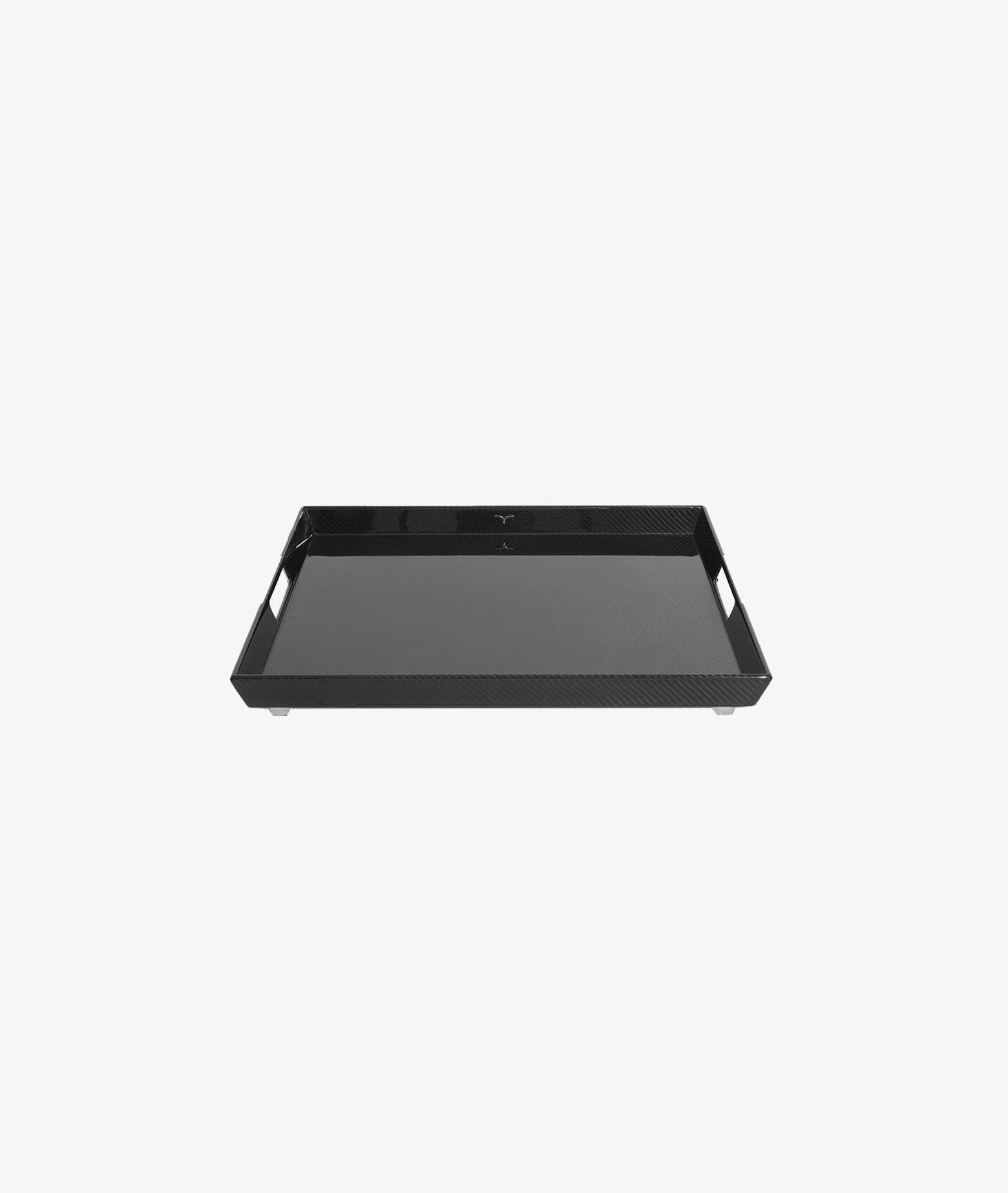 Square Carbon Fiber Tray Neutral Cucina / Tavola