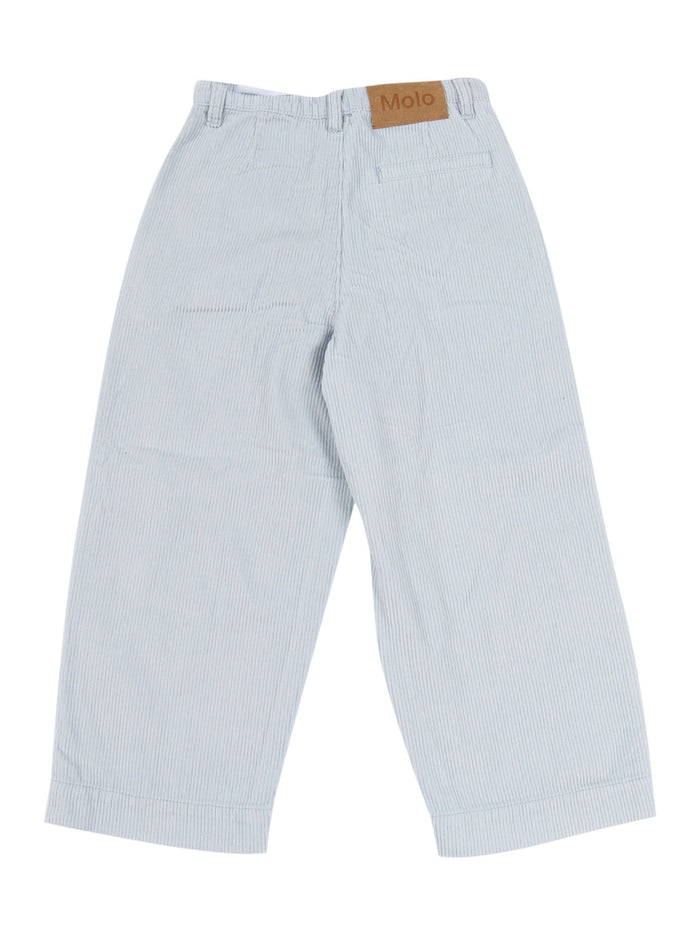 Alaine Woven Pants Light Blue Cotton